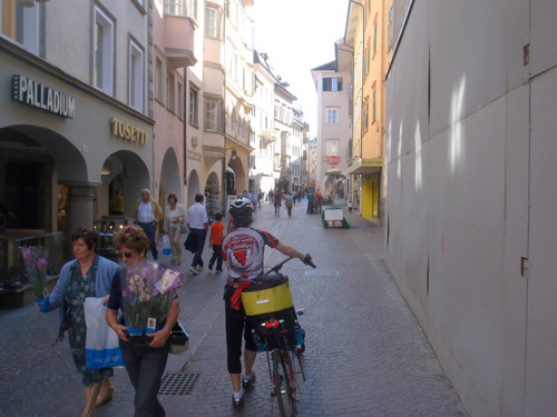 Bozen's main Promenade.